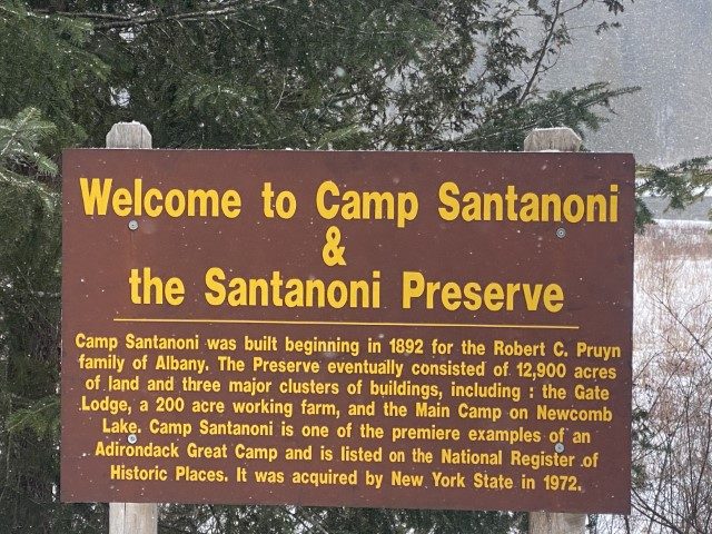 A Snowshoe Hike Back in Time: Great Camp Santanoni